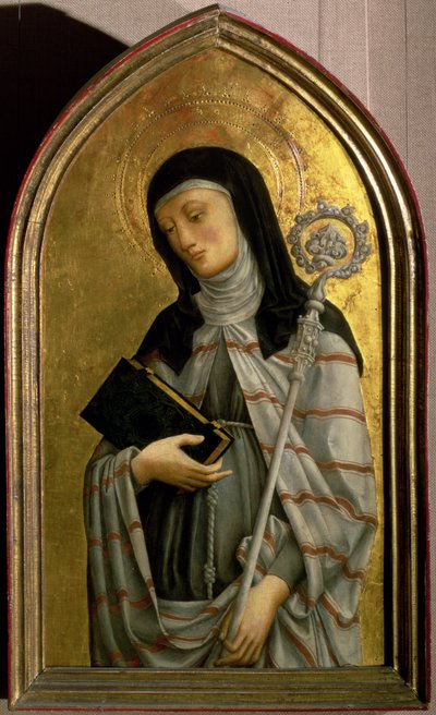 St. Clare, panel from a polyptych removed from the church of St. Francesco in Padua by A. and B. Vivarini